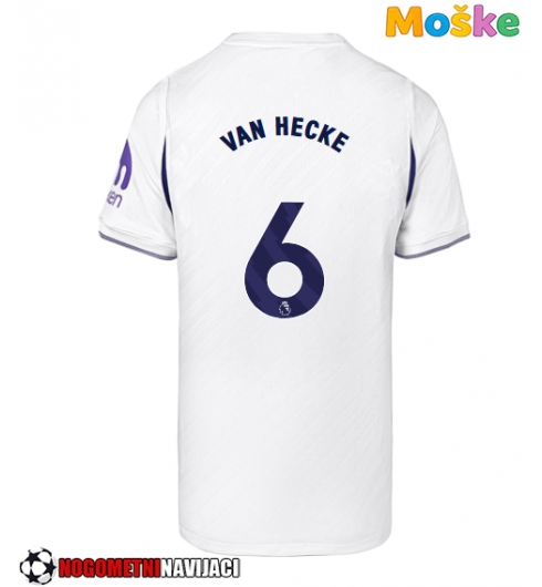 Moške Nogometnih dresov Tottenham Hotspur Jan Paul van Hecke #6 Domači 2026-27 Kratki rokavi Moške Nogometnih dresov Tottenham Hotspur Jan Paul van Hecke #6 Domači 2026-27 Kratki rokavi